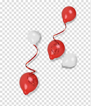 Red White Balloon, Balloons float transparent background PNG clipart Red White Balloon, Balloons float transparent background PNG clipart