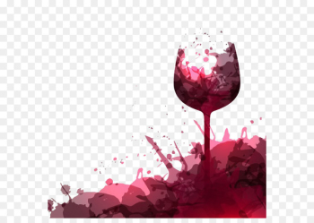 Red Wine Wine glass Wedding RSVP - FIG wine stains Creative Red Wine Wine glass Wedding RSVP - FIG wine stains Creative