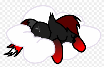 Red Wolf Sleeping On A Cloud By Bigredwolfy - Red Wolf Sleeping On A Cloud By Bigredwolfy