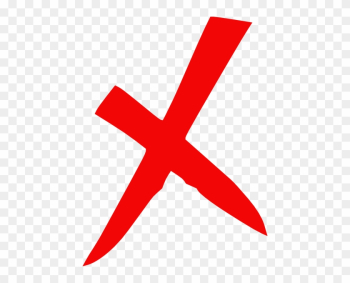 Red Wrong Cross Clip Art At - Red Cross Icon Png