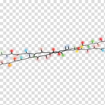 Red, yellow, and green string light, Christmas lights , Christmas lights transparent background PNG clipart