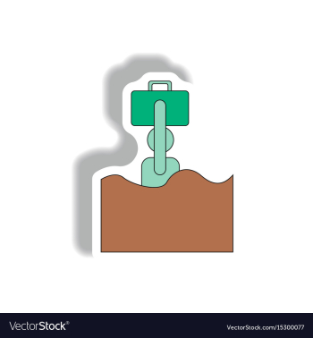 Refugee in water flood victim flood disaster vector image Refugee in water flood victim flood disaster vector image