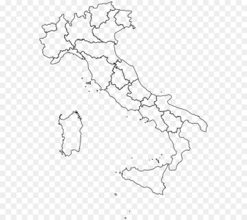 Regions of Italy Vector Map Clip art - italian vector 