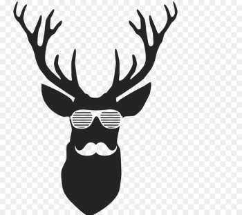 Reindeer Antler Hipster Clip art - Reindeer Reindeer Antler Hipster Clip art - Reindeer