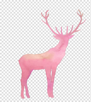 Reindeer Elk, deer transparent background PNG clipart Reindeer Elk, deer transparent background PNG clipart