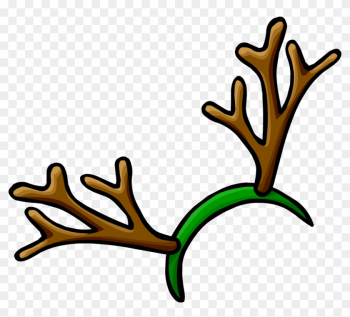 Reindeer - Reindeer Antlers Headband Clipart