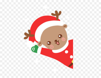 Reindeer Santa Claus Christmas Day Image Cartoon - alce cartoon 