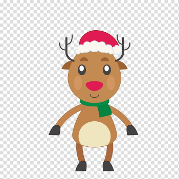 Reindeer Santa Claus Christmas ornament Christmas ing, Christmas reindeer transparent background PNG clipart
