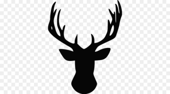 Reindeer Silhouette Antler - deer Reindeer Silhouette Antler - deer