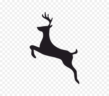 Reindeer Silhouette Clip art - Reindeer Reindeer Silhouette Clip art - Reindeer