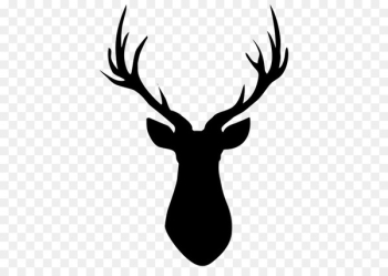 Reindeer Silhouette Clip art - stag Reindeer Silhouette Clip art - stag