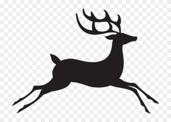 Reindeer Silhouette Png - Christmas Deer Png