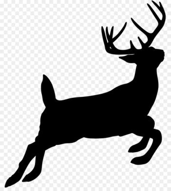 Reindeer Silhouette White-tailed deer Hunting - Reindeer Reindeer Silhouette White-tailed deer Hunting - Reindeer