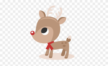 Reindeer Svg Cutting Files Christmas Svg Cut Files - Cute Christmas Reindeer Clipart