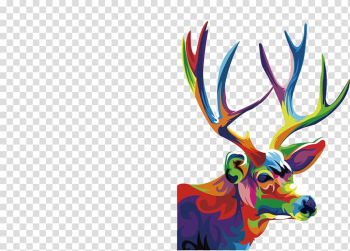 Reindeer T-shirt Online shopping, Colorful deer transparent background PNG clipart Reindeer T-shirt Online shopping, Colorful deer transparent background PNG clipart