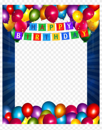 Related For Download Happy Birthday Picture Frame - Happy Birthday Frames Png