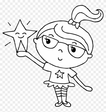 Related Image - Girl Clipart For Coloring