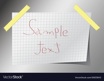 Reminder note vector image Reminder note vector image