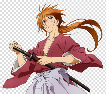 Render Kenshin HD, Kenshin Himura anime transparent background PNG clipart Render Kenshin HD, Kenshin Himura anime transparent background PNG clipart