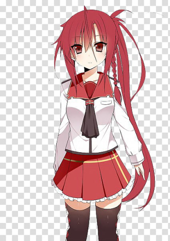 Renders Girls, red haired girl anime character transparent background PNG clipart Renders Girls, red haired girl anime character transparent background PNG clipart