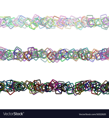 Repeatable abstract square pattern paragraph rule vector image Repeatable abstract square pattern paragraph rule vector image