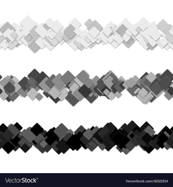 Repeatable square pattern paragraph rule line vector image Repeatable square pattern paragraph rule line vector image