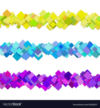 Repeatable square pattern paragraph rule line vector image Repeatable square pattern paragraph rule line vector image