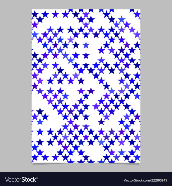 Repeating star pattern brochure background vector image Repeating star pattern brochure background vector image