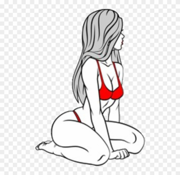 Report Abuse - Outline Drawing Of Sexy Girl Report Abuse - Outline Drawing Of Sexy Girl