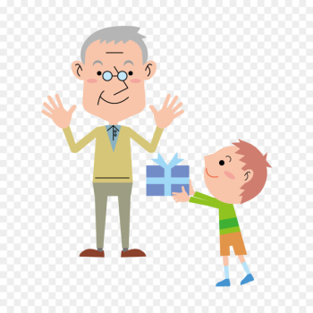 Respect for the Aged Day Gift Silver Week Illustration Old age - gift 