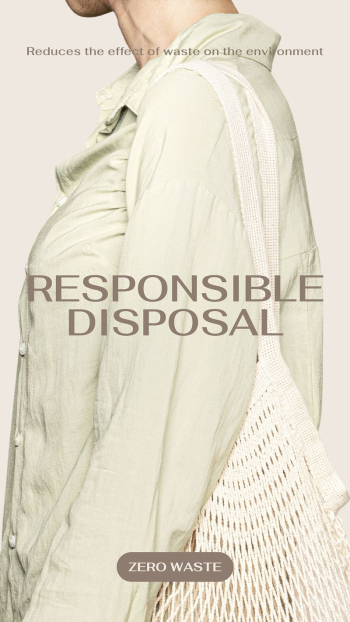 Responsible disposal Instagram story template, | Free Vector Template - rawpixel Responsible disposal Instagram story template, | Free Vector Template - rawpixel