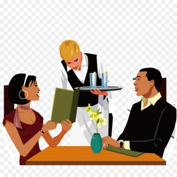 Restaurant Eating couple Meal Illustration - Eat the couple 