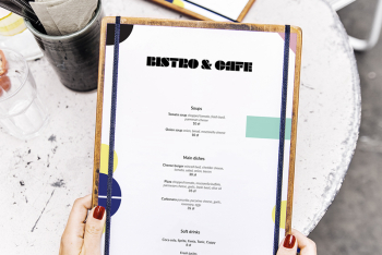 Restaurant Menu Mockup Restaurant Menu Mockup