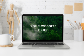 Retina MacBook Workspace Mockup your website here Retina MacBook Workspace Mockup your website here