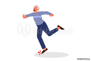 Retired men fell down Retired men fell down