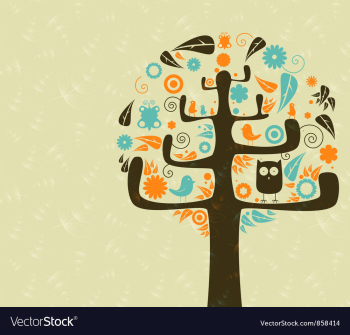 Retro background vector image Retro background vector image