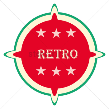 Retro badge Retro badge