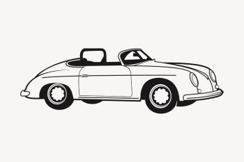 Retro car clipart, drawing illustration | Free Vector Illustration - rawpixel Retro car clipart, drawing illustration | Free Vector Illustration - rawpixel