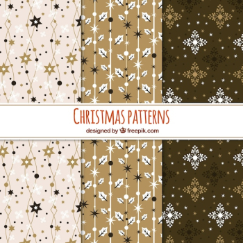 Retro christmas patterns Retro christmas patterns