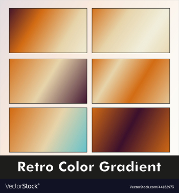 retro color gradient retro color gradient