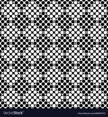 Retro geometrical black and white abstract dot vector image Retro geometrical black and white abstract dot vector image