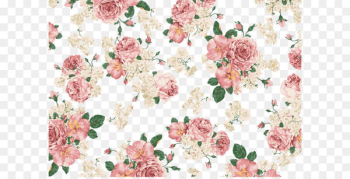 Retro hand painted roses background shading 