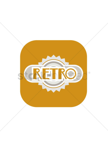 Retro label Retro label