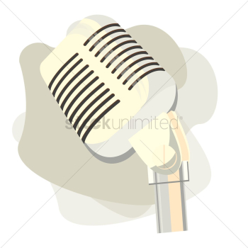 Retro microphone Retro microphone