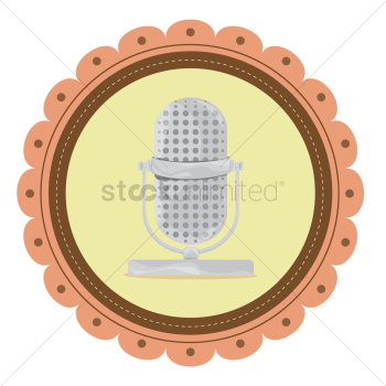 Retro microphone Retro microphone