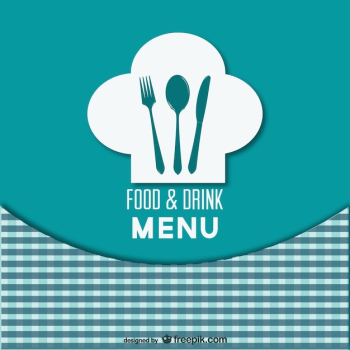 Retro style restaurant menu Retro style restaurant menu