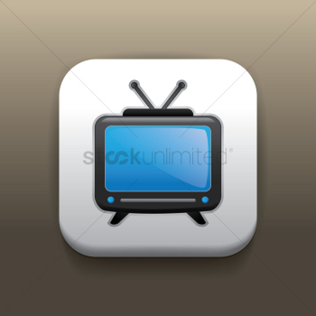 Retro tv icon Retro tv icon