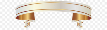 Ribbon Banner Gold Clip art - White and Gold Banner PNG Clipart Picture 