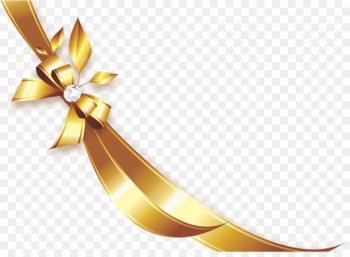 Ribbon Clip art - Golden ribbon Ribbon Clip art - Golden ribbon