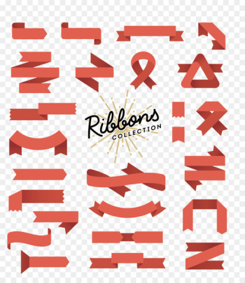 Ribbon Flat design - Simple flat ribbon Ribbon Flat design - Simple flat ribbon